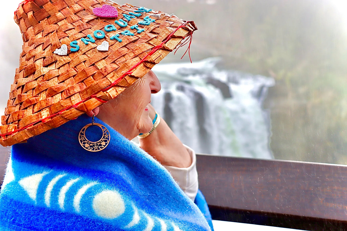 Salmonberry Hoops - Earrings